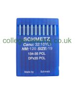 134-35PCL SIZE 120 PACK OF 10 NEEDLES SCHMETZ