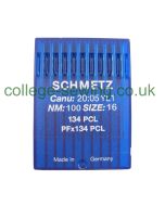 134 PCL SIZE 100 PACK OF 10 NEEDLES SCHMETZ