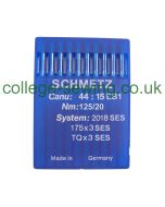 175X3 SES SIZE 125 PACK OF 10 NEEDLES SCHMETZ DISCONTINUED