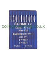 287WKH SIZE 120 PACK OF 10 NEEDLES SCHMETZ DISCONTINUED