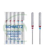 SCHMETZ EMBROIDERY SIZE 75-90 PACK OF 5 NEEDLES