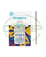 SCHMETZ GOLD EMBROIDERY SIZE 90 PACK OF 5 CARDED