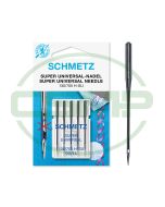 SCHMETZ SUPER UNIVERSAL NON STICK COATING SIZE 90 PACK OF 5 CARDED