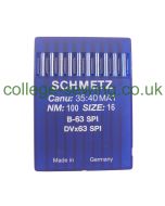 B63SPI SIZE 100 PACK OF 10 NEEDLES SCHMETZ DISCONTINUED