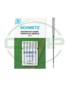 SCHMETZ TOPSTITCH SIZE 70 PACK OF 5 CARDED