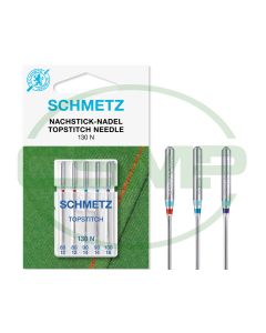 SCHMETZ TOPSTITCH SIZE 80-100 PACK OF 5 CARDED