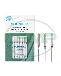 SCHMETZ MICROTEX SIZE 60-80 PACK OF 5 CARDED