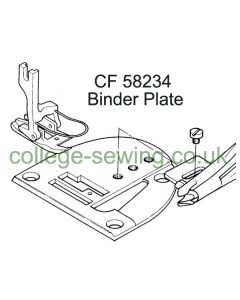CF58234 BINDER PLATE PFAFF 487