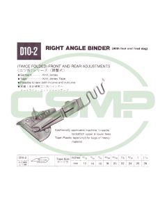 D10-2X28-14MM RAW EDGE BINDER DAIKO