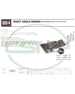 D10-4X18-4MM RIGHT ANGLE BINDER DAIKO