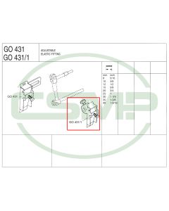 G0431/1X40MM ADJ ELASTIC TENSION & RING