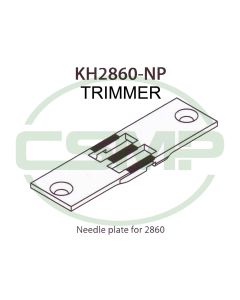 KH2860-NPT 8MM NEEDLE PLATE JUKI LU-2860-7 TRIMMER GENERIC